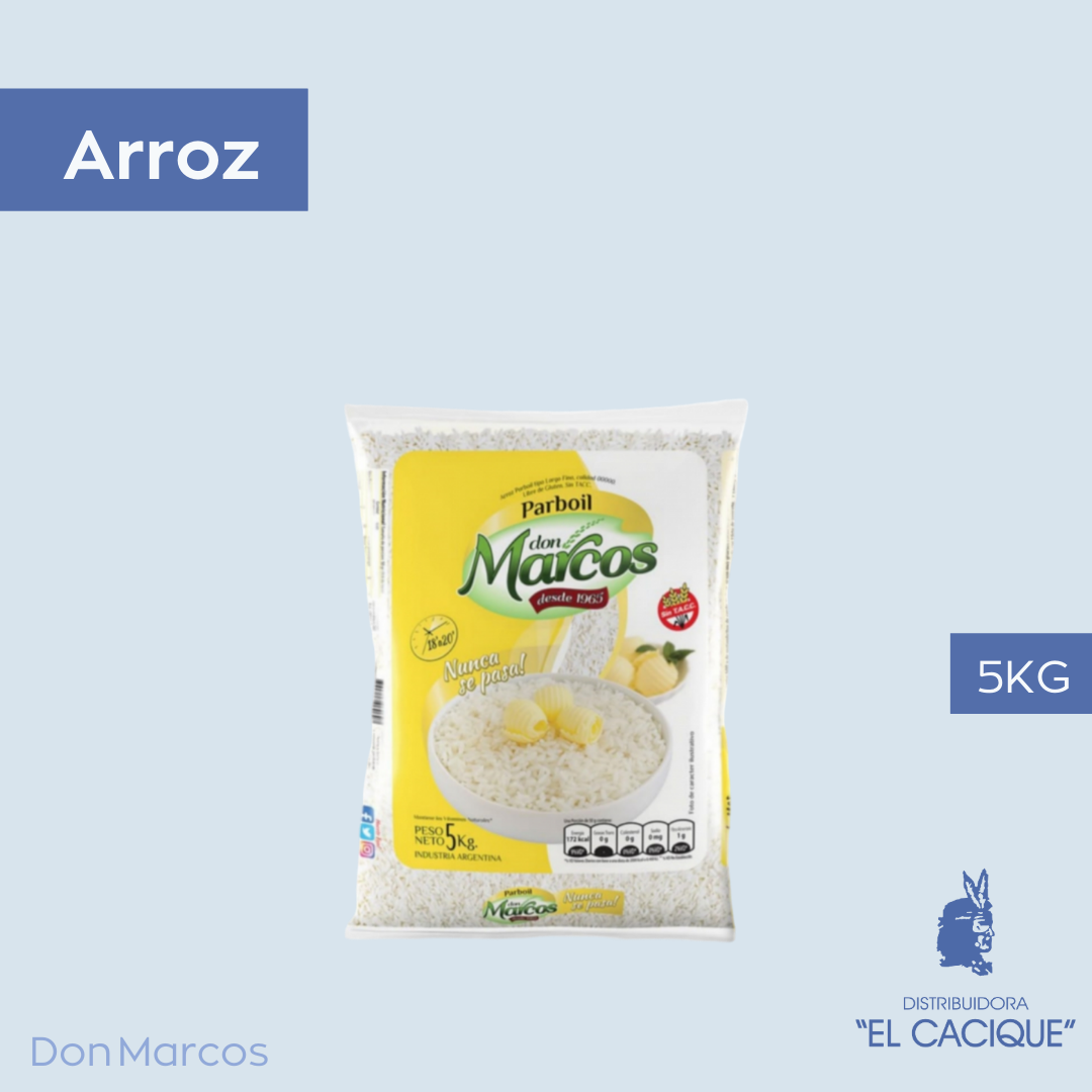 ARROZ DON MARCOS  X 5 KG.VAPORIZADO